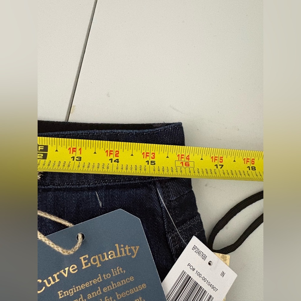 Democracy Ab Solutions High Rise Ankle Distressed Denim Jean size 10P Petite NWT - Picture 10 of 11